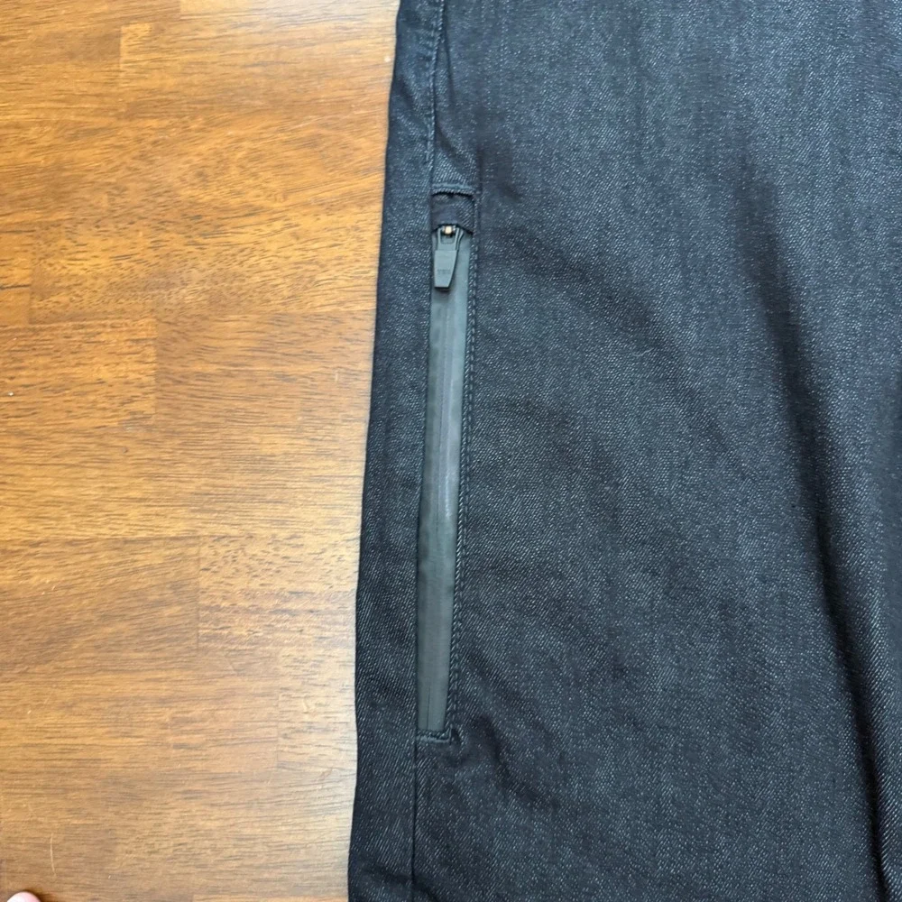 Black Diamond Mission Wool Denim Pants Mens 28x32 Black Technical Climbing New